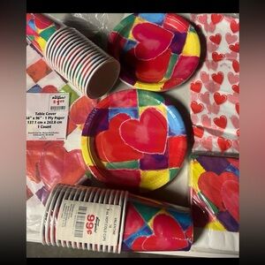 Heart Print Party Decorations and Supplies